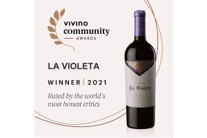 Winner of Vivino Community Awards - La Violeta