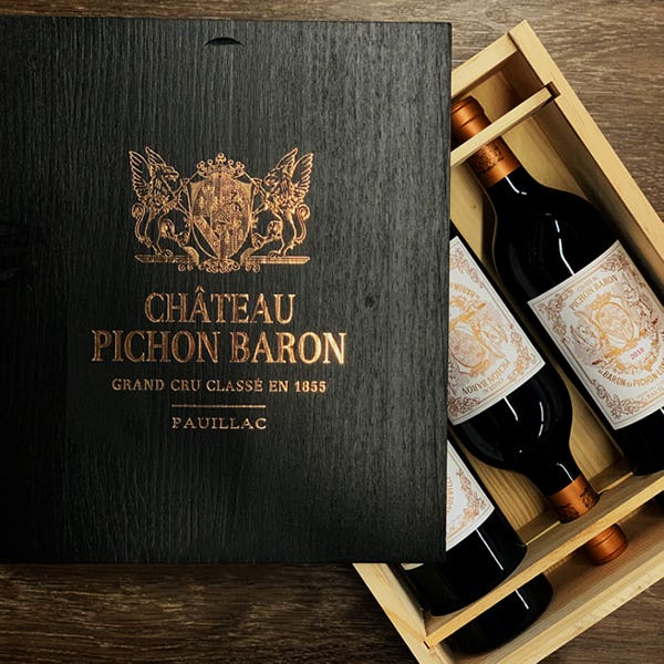 Château Pichon Baron Collector's OWCx6 Case | Laguna Cellar Château Pichon Baron Collector's OWCx6 Case | Laguna Cellar