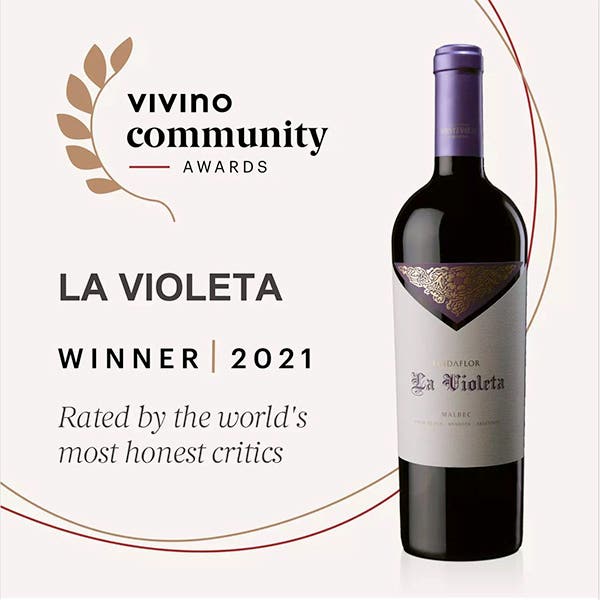 Winner of Vivino Community Awards - La Violeta